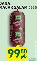 TARIM KREDİ DANA MACAR SALAM 250 G
